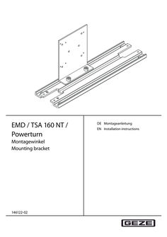 Mounting bracket EMD/TSA 160 NT Powerturn