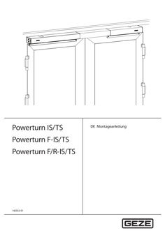 istruzioni di montaggio   Powerturn IS/TS   Powerturn F-IS/TS   Powerturn F/R-IS/TS