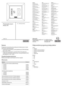 Programator przyciskowy TPS PL