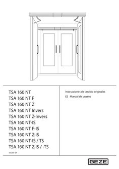 Manual de usuario TSA 160 NT