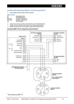 Installation instructions, Supplement EMD F and EMD F-IS with integrated smoke switches ORS141