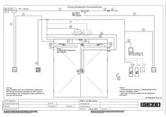 Standard cable plan EMD-F-IS 2-leaf pressing right hand door