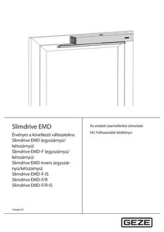 Slimdrive EMD EMD-F EMD-F-IS EMD-F/R EMD Invers