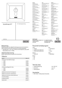 Nyckelknapp SCT SV