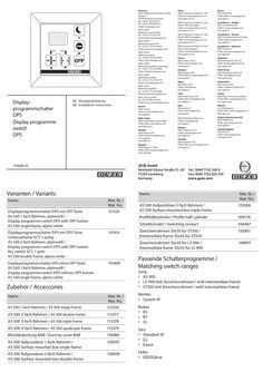 Displayprogrammschalter  DPS