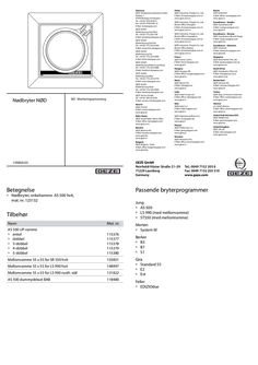 nødstoppbryter LED 1x-ramme AS 500