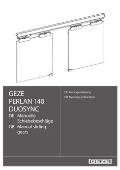 PERLAN 140 DUOSYNC Manual sliding fitting systems