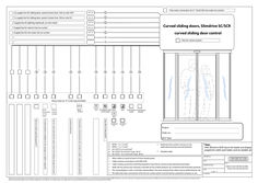 Curved sliding doors, Slimdrive SC/SCR curved sliding door control