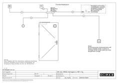 Gesamtkabelplan RSZ 6 mit Haftmagnet mit Haftgegenplatte 1-flg DIN links