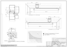 Pivot bearing transom installation opposite hinge side with T-Stop guide rail