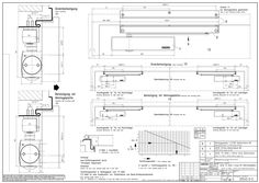 TS 5000 L ECline door leaf installation opposite hinge side, guide rail with lintel casing bracket