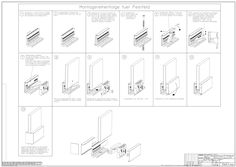 Assembly sequence for fixed panel