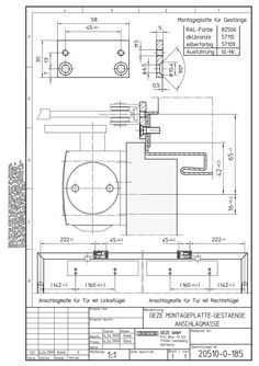 TS 4000 mounting plate link arm