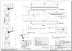 TS 5000 L Door leaf opposite hinge side, T-Stop guide rail with lintel casing bracket