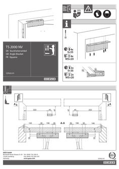 TS 2000 NV lintel casing bracket