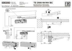 TS 2000 NV/ NV BC placa do caixilho