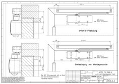 TS 1500 G Door leaf hinge side on flush-mounted door