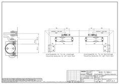 TS 1000 C dimensions de montage