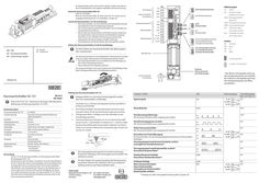 Supplementary sheet GC 151 lintel-mounted smoke switch