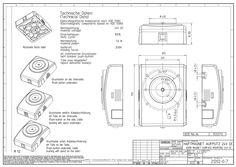 Hold-open magnet surface mounting 24V DC