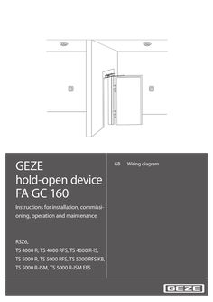 Hold-open system FA GC 160