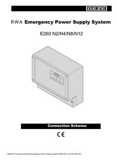 SHEV control panel E 260 N2/N4/ N8/N12