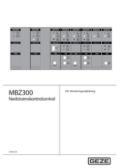 MBZ 300 nødstrømstyrecentral