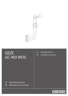 GEZE GC 403 wind direction sensor