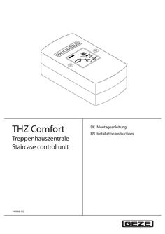 THZ Comfort staircase control panel
