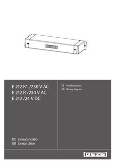 E 212 R1 /230 V AC, E 212 R /230 V AC, E 212 /24 V DC