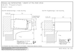 Powerchain chain drive inward opening