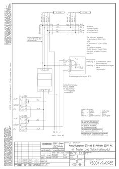 E 70 mit E-Antrieb 230 V AC mit Taster und Selbsthaltemodul
