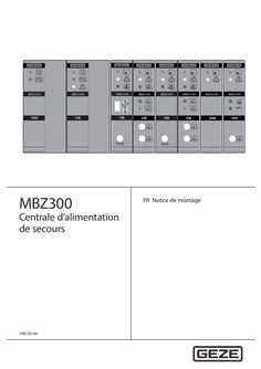 Unité de commande dʼalimentation de secours MBZ 300