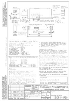 E-Antrieb E 212 R 1/230 V Gruppensteuerung mit einem Schalter