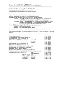 IQ lock EL mit EMD (-F, -I), TZ 320 SN & Ansteuerung