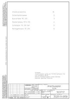 Anschlusplan TE 210