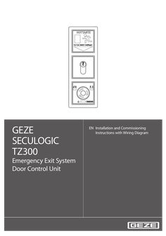 GEZE TZ 300 emergency exit system door control unit