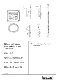 IQ lock Commissioning and connection guide