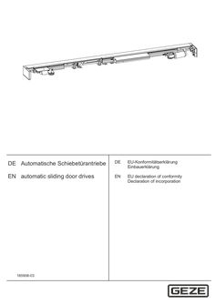 SD Operators: EC declaration of incorporation and EU declaration of conformity Version 2020