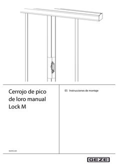 Cerrojo de gancho manual Lock M