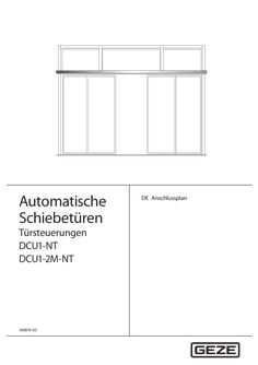 Automatische Schiebetür-Steuerung DCU1-NT / DCU1-2M-NT