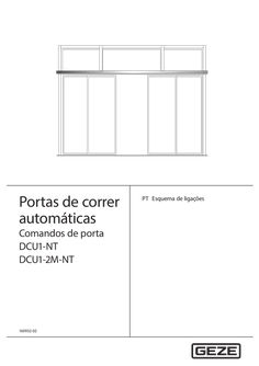 Porta de correr automática DCU 1-NT, DCU 1-2 M-NT
