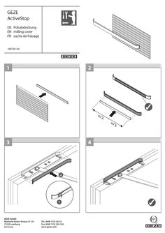 GEZE ActiveStop milling cover