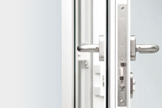 Self-locking panic locks