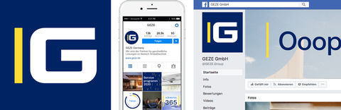 Brandportal Superzeichen Social Media Mobile App Header