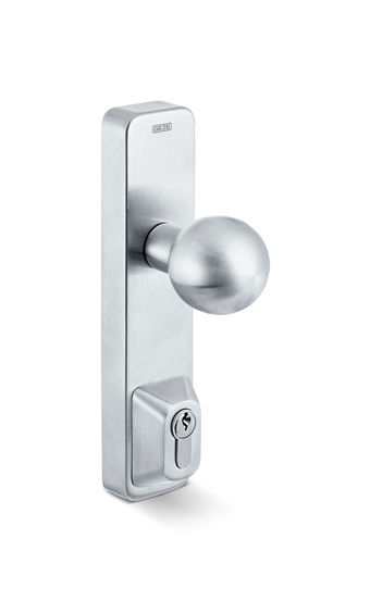 Outside knob access device