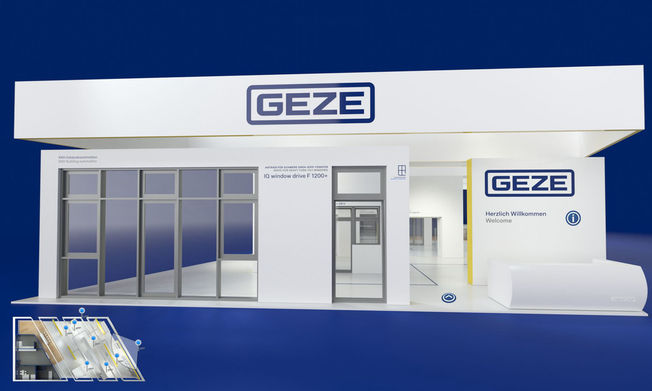 GEZE Digitaler Messestand