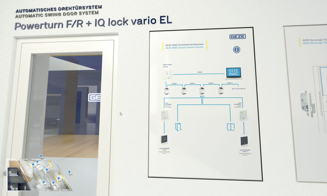 GEZE Digitale vakbeursstand