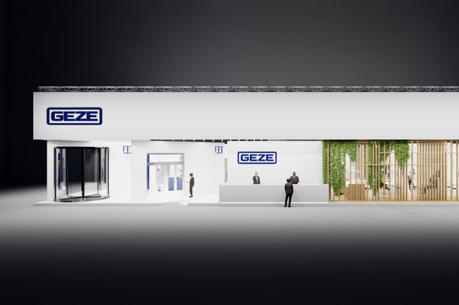 GEZE-Messestand auf der BAU 2023