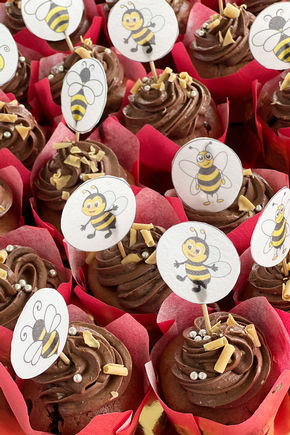Süßigkeiten beim GEZE Honigschleuder-Event  